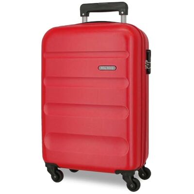 ROLL ROAD Flex Valise rigide fabriquée en ABS, un matériau, fermeture à combinaison latérale, 4 roues doubles, bagage main, intérieur pratique avec un compartiment, rouge, Talla única, Valise Air ROLL ROAD Flex Valise rigide fabriquée en ABS, un matériau, fermeture à combinaison latérale, 4 roues doubles, bagage main, intérieur pratique avec un compartiment, rouge, Talla única, Valise Air