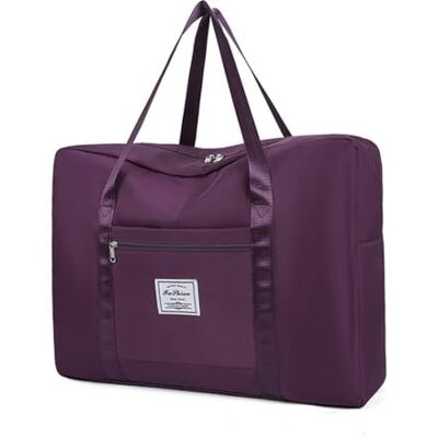 BAYNOPURIN Grand sac de voyage pliable unisexe pour le yoga, Violet foncé, taille M, Einheitsgröße, Classique Sac de transport imperméable et pliable pour le yoga, la salle de sport et les excursions du week-end BAYNOPURIN Grand sac de voyage pliable unisexe pour le yoga, Violet foncé, taille M, Einheitsgröße, Classique Sac de transport imperméable et pliable pour le yoga, la salle de sport et les excursions du week-end