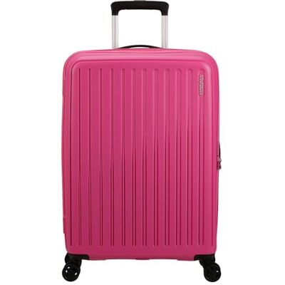 American Tourister Chariot rigide, taille M, fabriqué en polyéthylène, robuste et résistant aux rayures. Très pratique et super léger, dispose de deux grands compartiments, diviseur dans le American Tourister Chariot rigide, taille M, fabriqué en polyéthylène, robuste et résistant aux rayures. Très pratique et super léger, dispose de deux grands compartiments, diviseur dans le