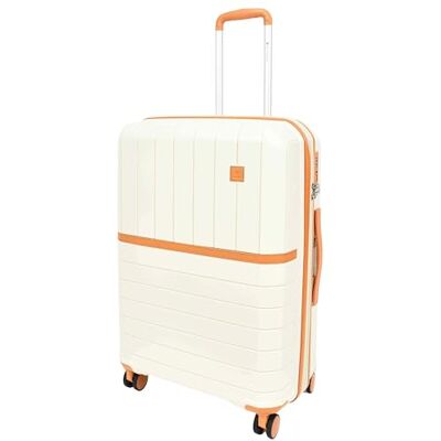 A1 FASHION GOODS Valise solide à 8 roues en polypropylène léger et extensible, Laiteux, Medium Check-in 67CM, Bagage rigide extensible avec roulettes A1 FASHION GOODS Valise solide à 8 roues en polypropylène léger et extensible, Laiteux, Medium Check-in 67CM, Bagage rigide extensible avec roulettes