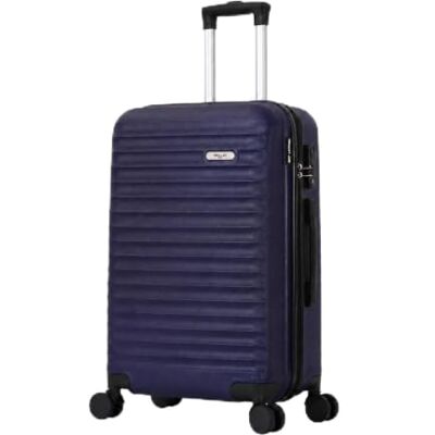 TROLLEY ADC Valise Cabine 55x34x23 Rigide, Légère 2,5 Kg 39 Litres 4 Doubles Roues Silencieuses Maniable, Pratique et Étanche Collection Classiq Bleu Marine TROLLEY ADC Valise Cabine 55x34x23 Rigide, Légère 2,5 Kg 39 Litres 4 Doubles Roues Silencieuses Maniable, Pratique et Étanche Collection Classiq Bleu Marine