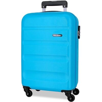 ROLL ROAD Flex Valise rigide fabriquée en ABS, un matériau, fermeture à combinaison latérale, 4 roues doubles, bagage main, intérieur pratique avec un compartiment, bleu clair, Talla única, Valise Air ROLL ROAD Flex Valise rigide fabriquée en ABS, un matériau, fermeture à combinaison latérale, 4 roues doubles, bagage main, intérieur pratique avec un compartiment, bleu clair, Talla única, Valise Air