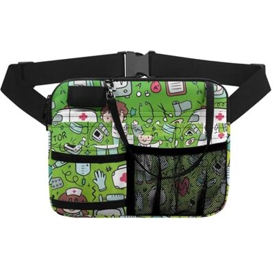 SHBHWS Pochette de rangement pour infirmière, sac banane pour infirmière, sac banane pour stéthoscopes, trousse de soins infirmiers, outil d'étudiant, Htgd1802bz41, One Size SHBHWS Pochette de rangement pour infirmière, sac banane pour infirmière, sac banane pour stéthoscopes, trousse de soins infirmiers, outil d'étudiant, Htgd1802bz41, One Size