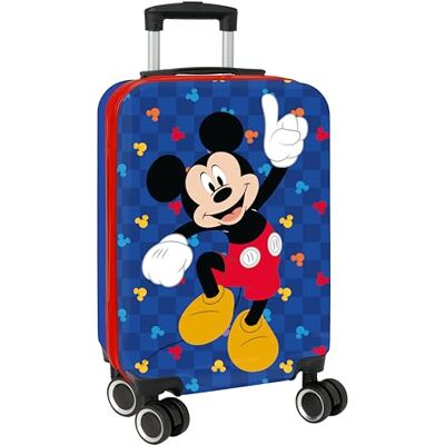 safta Mickey Mouse Good Day Trolley de cabine 50,8 cm, valise à roulettes, cadenas de sécurité, valise légère, 34,5 x 20 x 55 cm, bleu, M, Décontracté safta Mickey Mouse Good Day Trolley de cabine 50,8 cm, valise à roulettes, cadenas de sécurité, valise légère, 34,5 x 20 x 55 cm, bleu, M, Décontracté