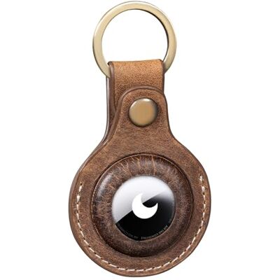 STILORD "Horus" Porte Clef Cuir pour Airtag Premium Étuis de Protection Case Cover Holder Résistante aux Rayures pour Airtags Cuir Véritable pour un Look Élégant Couleur:marron moyen STILORD "Horus" Porte Clef Cuir pour Airtag Premium Étuis de Protection Case Cover Holder Résistante aux Rayures pour Airtags Cuir Véritable pour un Look Élégant Couleur:marron moyen