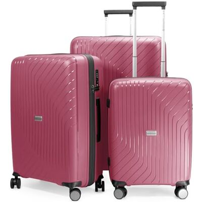 Hauptstadtkoffer TXL Set de Valises 3 Pièces S M L, Valises Rigides avec Serrure TSA, Set Trolley 4 Roues, Valise Cabine 55 cm avec Compartiment Ordinateur, Berry Hauptstadtkoffer TXL Set de Valises 3 Pièces S M L, Valises Rigides avec Serrure TSA, Set Trolley 4 Roues, Valise Cabine 55 cm avec Compartiment Ordinateur, Berry
