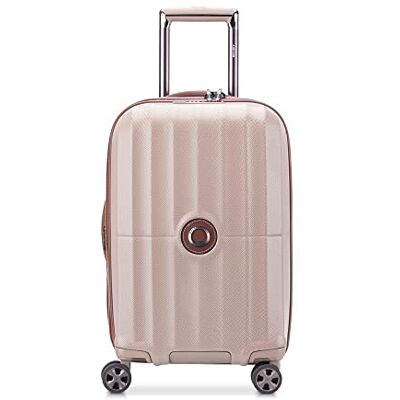 DELSEY PARIS ST TROPEZ Valise cabine rigide extensible, rose, S, Extensible DELSEY PARIS ST TROPEZ Valise cabine rigide extensible, rose, S, Extensible