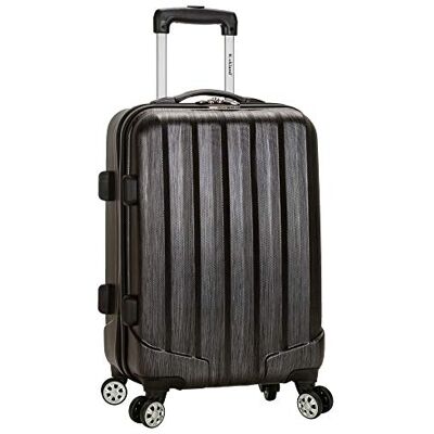 Rockland Santa Fe Valise rigide à roulettes pivotantes, métal, Carry-On 20 Rockland Santa Fe Valise rigide à roulettes pivotantes, métal, Carry-On 20