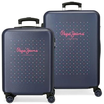 Pepe Jeans Valise de cabine Molly rigide, multicolore, Media, Set valises Pepe Jeans Valise de cabine Molly rigide, multicolore, Media, Set valises