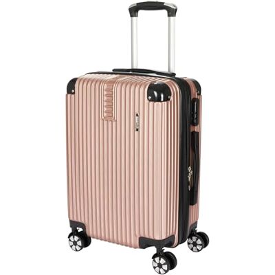 BRUBAKER Valise de voyage London Valise à roulettes rigide avec serrure à combinaison, 4 roues et poignées confortables Valise à roulettes en ABS à coque rigide Robuste et légère, rose-gold, M BRUBAKER Valise de voyage London Valise à roulettes rigide avec serrure à combinaison, 4 roues et poignées confortables Valise à roulettes en ABS à coque rigide Robuste et légère, rose-gold, M