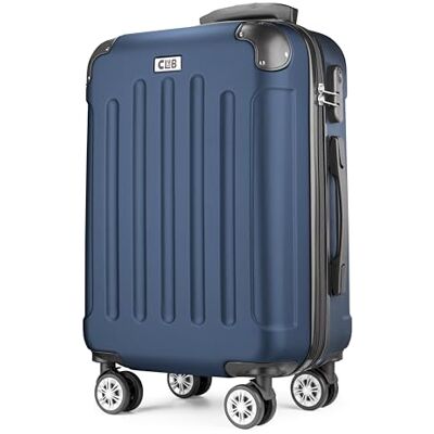 POSH Valise rigide à roulettes Trolley Bagage à main Grand Moyen Petit Valise ABS léger 3 pièces dans les tailles M-L-XL, dblue, M, Boîtier ABS POSH Valise rigide à roulettes Trolley Bagage à main Grand Moyen Petit Valise ABS léger 3 pièces dans les tailles M-L-XL, dblue, M, Boîtier ABS