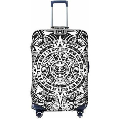 COMAAM Housse de protection élastique pour coffre à bagages de 45,7 à 81,3 cm, Calendrier Maya Fin du Monde, Medium COMAAM Housse de protection élastique pour coffre à bagages de 45,7 à 81,3 cm, Calendrier Maya Fin du Monde, Medium