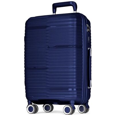 POSH Valise XL 75x50x30 cm Rigide en polypropylène 95L Trolley léger 4,0 kg avec Serrure TSA et Roues Doubles silencieuses 360° Robuste Bagage Cabine de soute avec Roues Grande POSH Valise XL 75x50x30 cm Rigide en polypropylène 95L Trolley léger 4,0 kg avec Serrure TSA et Roues Doubles silencieuses 360° Robuste Bagage Cabine de soute avec Roues Grande