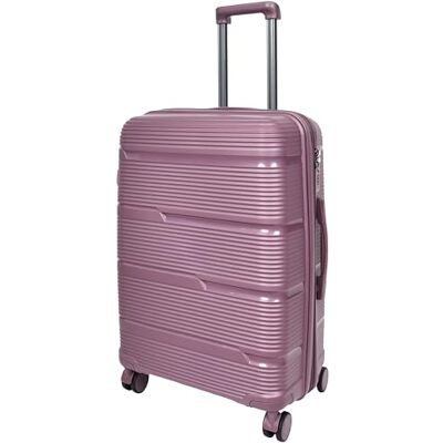 A1 FASHION GOODS Valise robuste à coque rigide extensible en polypropylène 8 roues avec fermeture éclair TSA, violet, Medium Check-in Size 24", Bagage rigide extensible avec roulettes pivotantes A1 FASHION GOODS Valise robuste à coque rigide extensible en polypropylène 8 roues avec fermeture éclair TSA, violet, Medium Check-in Size 24", Bagage rigide extensible avec roulettes pivotantes