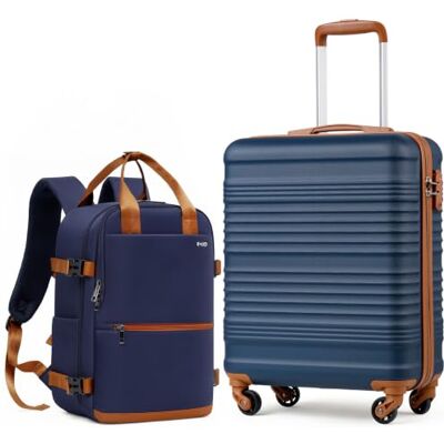 Coolife EasyJet Valise Cabine 55x40x20 et Ryanair Bagage Cabine 40x30x20 PC ABS Rigide, Serrure TSA, 4 doubles roulettes – Idéal pour priority boarding, voyages en famille & week-ends Coolife EasyJet Valise Cabine 55x40x20 et Ryanair Bagage Cabine 40x30x20 PC ABS Rigide, Serrure TSA, 4 doubles roulettes – Idéal pour priority boarding, voyages en famille & week-ends
