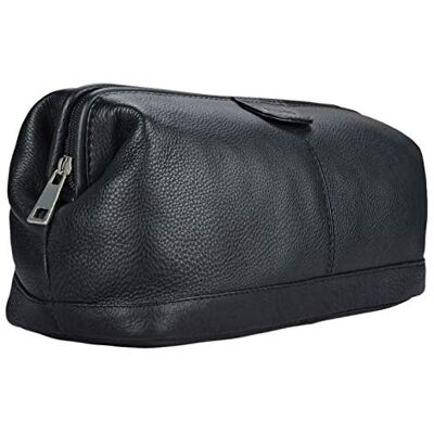 STILORD "Laurin" Trousse de Toilette de Voyage Homme Cuir Vintage Nécessaire de Voyage Sac Cosmétique grand en véritable Cuir de Boeuf Couleur:noir STILORD "Laurin" Trousse de Toilette de Voyage Homme Cuir Vintage Nécessaire de Voyage Sac Cosmétique grand en véritable Cuir de Boeuf Couleur:noir