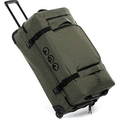SONS OF ALOHA Grand sac de voyage XXL avec 2 roulettes Kane Valise à roulettes 80 cm Valise de sport Sac de voyage Trolley de voyage Plastique marin recyclé, olive, L, Sac de voyage SONS OF ALOHA Grand sac de voyage XXL avec 2 roulettes Kane Valise à roulettes 80 cm Valise de sport Sac de voyage Trolley de voyage Plastique marin recyclé, olive, L, Sac de voyage