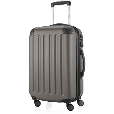 Hauptstadtkoffer SPREE Valise rigide, chariot extensible, bagage à 4 roulettes doubles, TSA, Gris graphite, 55 cm, Valise bagage à main Hauptstadtkoffer SPREE Valise rigide, chariot extensible, bagage à 4 roulettes doubles, TSA, Gris graphite, 55 cm, Valise bagage à main