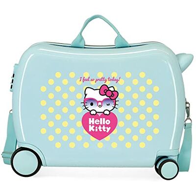 Hello Kitty Pretty Glasses, Verde, 50x39x20 cms, Valise Pour Enfant Hello Kitty Pretty Glasses, Verde, 50x39x20 cms, Valise Pour Enfant