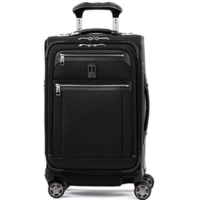 Travelpro Platinum Elite Valise extensible Softside, 8 roues, port USB, convient pour ordinateur portable jusqu'à 15", homme et femme, Business Plus, Noir ombré, Carry-On 21-Inch, Platinum Elite Travelpro Platinum Elite Valise extensible Softside, 8 roues, port USB, convient pour ordinateur portable jusqu'à 15", homme et femme, Business Plus, Noir ombré, Carry-On 21-Inch, Platinum Elite