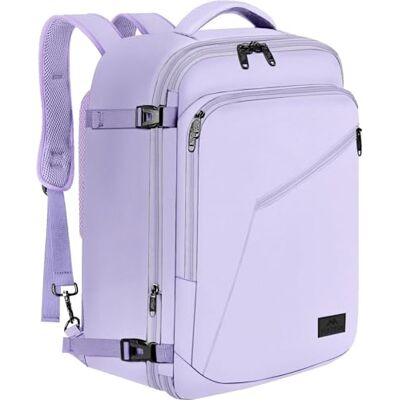 MATEIN Bagage Cabine 40x30x20, Sac à Dos Voyage Cabine Avion 30 L pour Eurowings, Sac de Voyage Femme, Bagage à Main Femme Homme Collège Scolaire pour École Campus, Voyages, Violette Clair MATEIN Bagage Cabine 40x30x20, Sac à Dos Voyage Cabine Avion 30 L pour Eurowings, Sac de Voyage Femme, Bagage à Main Femme Homme Collège Scolaire pour École Campus, Voyages, Violette Clair