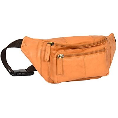 Divergent Retail HipKit Sac banane compact en cuir véritable, sable, L: 30 H: x13 W: x9 cm, Sac banane Divergent Retail HipKit Sac banane compact en cuir véritable, sable, L: 30 H: x13 W: x9 cm, Sac banane