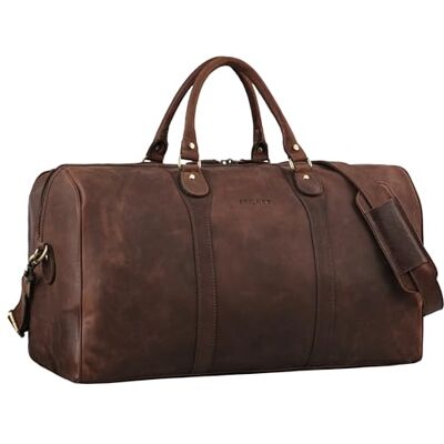 STILORD "Vivaldo" Spacieux Sac de Voyage Cuir Vintage Sac Homme Bandouliere Élégant Sac de Sport Femme Travel Bag Grand Bagage à Main Cuir Véritable Couleur:zamora marron STILORD "Vivaldo" Spacieux Sac de Voyage Cuir Vintage Sac Homme Bandouliere Élégant Sac de Sport Femme Travel Bag Grand Bagage à Main Cuir Véritable Couleur:zamora marron