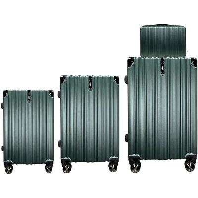 SiGN Valise de voyage à coque rigide en ABS Léger 4 roulettes doubles (bagage à main, moyen-grand) Serrure à numéro, vert émeraude, 3er Set, Valise rigide avec double roulettes SiGN Valise de voyage à coque rigide en ABS Léger 4 roulettes doubles (bagage à main, moyen-grand) Serrure à numéro, vert émeraude, 3er Set, Valise rigide avec double roulettes
