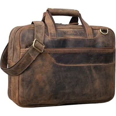 STILORD "Astor" Sac de professeur Cuir Serviette Homme Femme Mallette Porte-Documents Grand Sac à Bandoulière Cuir Véritable Couleur:calais marron STILORD "Astor" Sac de professeur Cuir Serviette Homme Femme Mallette Porte-Documents Grand Sac à Bandoulière Cuir Véritable Couleur:calais marron