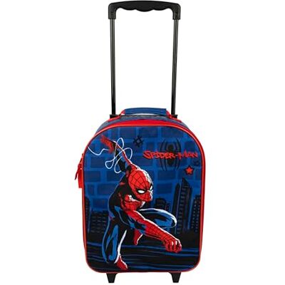 Undercover Trolley pour enfants Spider Man Compartiment principal spacieux Compagnon de voyage idéal Poignée télescopique réglable et fixable Undercover Trolley pour enfants Spider Man Compartiment principal spacieux Compagnon de voyage idéal Poignée télescopique réglable et fixable