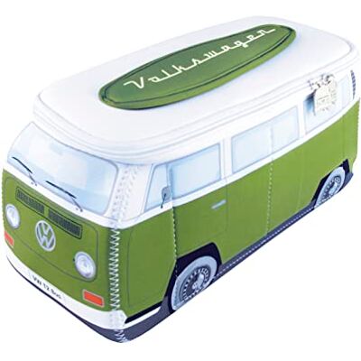 BRISA Volkswagen Collection – Trousse universelle en néoprène pour maquillage, cosmétique, culture, voyage, pharmacie, design T2 Bulli Bus, vert, Groß (30 x 14 x 12 cm), Bus T2 BRISA Volkswagen Collection – Trousse universelle en néoprène pour maquillage, cosmétique, culture, voyage, pharmacie, design T2 Bulli Bus, vert, Groß (30 x 14 x 12 cm), Bus T2
