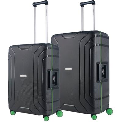 CarryOn Steward Set de 2 valises Rigides Sans Zip M+L Valise sans Fermeture éclair (Gris, XL) CarryOn Steward Set de 2 valises Rigides Sans Zip M+L Valise sans Fermeture éclair (Gris, XL)