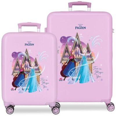 Disney Joumma La Reine des Neiges Ensemble de valises Lilas 46 x 65 x 23 cm Rigide ABS Fermeture à Combinaison TSA 91L 5,6 kg 4 Roues Doubles Bagage à Main Disney Joumma La Reine des Neiges Ensemble de valises Lilas 46 x 65 x 23 cm Rigide ABS Fermeture à Combinaison TSA 91L 5,6 kg 4 Roues Doubles Bagage à Main