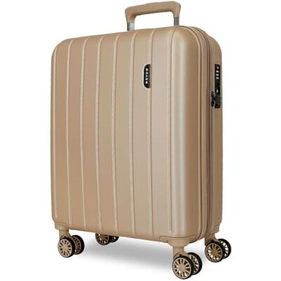 MOVOM Wood Valise Cabine, Moyenne, Grande et Ensembles, différentes Couleurs, Fermeture TSA en ABS Rigide, Bagage à Main Extensible à 4 Roues Doubles de Joumma Bags, Champagne, 55 centimeters, Valise MOVOM Wood Valise Cabine, Moyenne, Grande et Ensembles, différentes Couleurs, Fermeture TSA en ABS Rigide, Bagage à Main Extensible à 4 Roues Doubles de Joumma Bags, Champagne, 55 centimeters, Valise