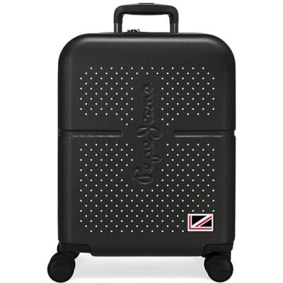 Pepe Jeans Laila Valise de Cabine Noire 40 x 55 x 20 cm Rigide ABS Fermeture TSA Intégré 37 L 2,74 kg 4 roulettes Doubles Extensibles Bagage à Main, Noir, Taille unique, valise extensible Pepe Jeans Laila Valise de Cabine Noire 40 x 55 x 20 cm Rigide ABS Fermeture TSA Intégré 37 L 2,74 kg 4 roulettes Doubles Extensibles Bagage à Main, Noir, Taille unique, valise extensible