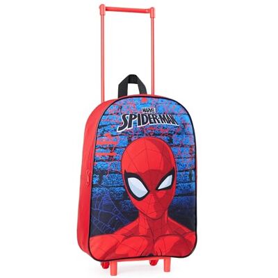Marvel Spiderman Bagages Enfant, Petite Valise Enfant Spiderman 39 cm, 10,5 L, 2 Roulettes, Rouge, Fermeture Zippée Marvel Spiderman Bagages Enfant, Petite Valise Enfant Spiderman 39 cm, 10,5 L, 2 Roulettes, Rouge, Fermeture Zippée