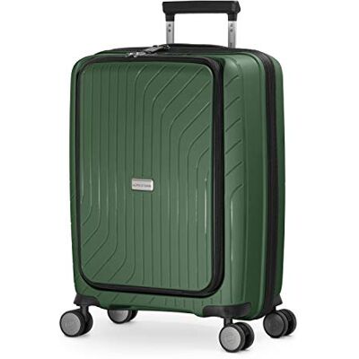 Hauptstadtkoffer TXL Valise Cabine 55x40x23 cm avec Compartiment Ordinateur, Serrure TSA, Valise Rigide Trolley, 4 Doubles Roues, Légère 2,4 kg, Bagage Cabine 42L, Vert foncé Hauptstadtkoffer TXL Valise Cabine 55x40x23 cm avec Compartiment Ordinateur, Serrure TSA, Valise Rigide Trolley, 4 Doubles Roues, Légère 2,4 kg, Bagage Cabine 42L, Vert foncé