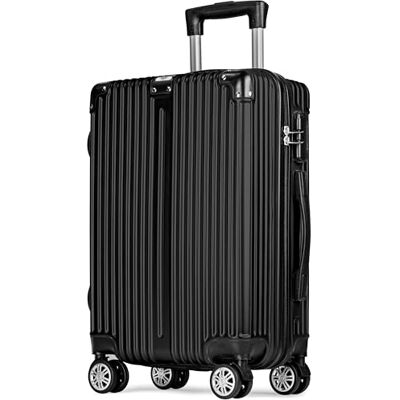POSH Valise Cabine 55x40x23 cm Rigide légère 2,5 kg en ABS Trolley 39 L avec Roues Doubles silencieuses 360° Bagage Voyage Stable avec Serrure à Combinaison POSH Valise Cabine 55x40x23 cm Rigide légère 2,5 kg en ABS Trolley 39 L avec Roues Doubles silencieuses 360° Bagage Voyage Stable avec Serrure à Combinaison