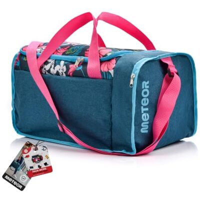 meteor Sac de Sport Voyage Bag Duffel Fitness Entraînement Gym Weekend Travail Sac de gym pour sports scolaires, cours de natation et voyage, garçons et filles, polyester, poche latérale, sangle réglable meteor Sac de Sport Voyage Bag Duffel Fitness Entraînement Gym Weekend Travail Sac de gym pour sports scolaires, cours de natation et voyage, garçons et filles, polyester, poche latérale, sangle réglable