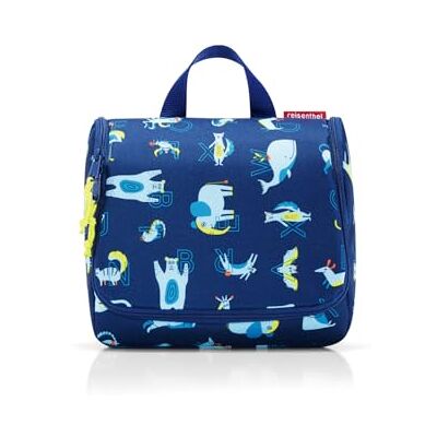 reisenthel Trousse de toilette pour enfant, Abc Friends Blue, 23 cm, Mallette cosmétique reisenthel Trousse de toilette pour enfant, Abc Friends Blue, 23 cm, Mallette cosmétique