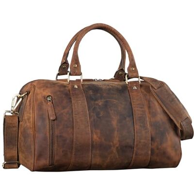 STILORD "Keanu" Sac de Voyage Cuir pour Hommes Cabine Sac à Bandoulière Bagage à Main Sac pour Week-end Sport Excursion Couleur:marron moyen STILORD "Keanu" Sac de Voyage Cuir pour Hommes Cabine Sac à Bandoulière Bagage à Main Sac pour Week-end Sport Excursion Couleur:marron moyen
