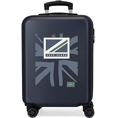 Pepe Jeans Tom Valise Cabine Bleu 38x55x20 cm Rigide ABS Fermeture à combinaison latérale 35L 2,74 kgs 4 Roues Bagages Main, bleu, Talla única, Valise de cabine Pepe Jeans Tom Valise Cabine Bleu 38x55x20 cm Rigide ABS Fermeture à combinaison latérale 35L 2,74 kgs 4 Roues Bagages Main, bleu, Talla única, Valise de cabine