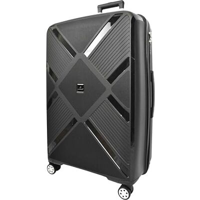 A1 FASHION GOODS Valise à roulettes rigide Torvyn, Noir , L, Valise A1 FASHION GOODS Valise à roulettes rigide Torvyn, Noir , L, Valise