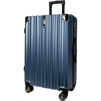 SiGN Valise de voyage à coque rigide en ABS Léger 4 roulettes doubles (bagage à main, moyen-grand) Serrure à numéro, bleu, Mittlerer Koffer (65cm), Valise rigide avec double roulettes SiGN Valise de voyage à coque rigide en ABS Léger 4 roulettes doubles (bagage à main, moyen-grand) Serrure à numéro, bleu, Mittlerer Koffer (65cm), Valise rigide avec double roulettes