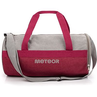 meteor Sac de Sport 25L Femme Homme Enfant Fille Bag Sac Voyage Bagage Duffel Fitness Gym Vacances bandoulière Fitness Travail avec Compartiment à Chaussures Séparé, Violet/Gris, 25 L, Des sports meteor Sac de Sport 25L Femme Homme Enfant Fille Bag Sac Voyage Bagage Duffel Fitness Gym Vacances bandoulière Fitness Travail avec Compartiment à Chaussures Séparé, Violet/Gris, 25 L, Des sports