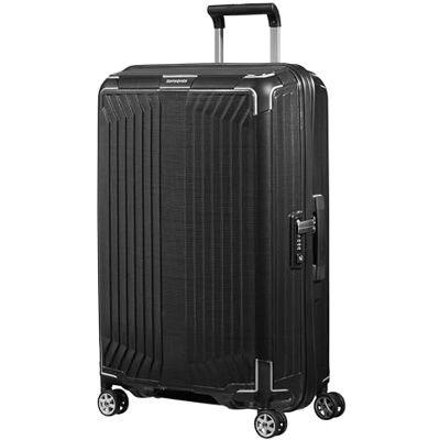 Samsonite Lite-Box Valise à coque rigide haut de gamme de taille moyenne 69 cm, valise de voyage à 4 roulettes, légère, serrure TSA, 75 L 2,80 kg Noir Samsonite Lite-Box Valise à coque rigide haut de gamme de taille moyenne 69 cm, valise de voyage à 4 roulettes, légère, serrure TSA, 75 L 2,80 kg Noir