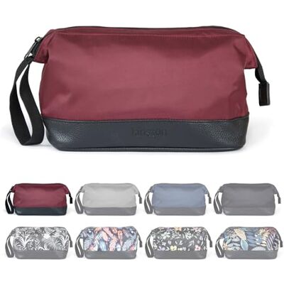 KINSTON Trousse de Toilette Grande Ouverture Zippée, Organisateur Multifonction en Polyester Résistant avec Fond Imperméable, Poches Intérieures et Poignée, Multi-Usage Voyage & Quotidien. KINSTON Trousse de Toilette Grande Ouverture Zippée, Organisateur Multifonction en Polyester Résistant avec Fond Imperméable, Poches Intérieures et Poignée, Multi-Usage Voyage & Quotidien.