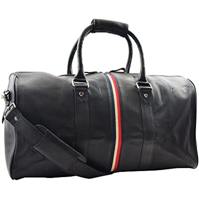 A1 FASHION GOODS Miami Sac fourre-tout en cuir véritable Noir, Noir , M, Sac de voyage A1 FASHION GOODS Miami Sac fourre-tout en cuir véritable Noir, Noir , M, Sac de voyage