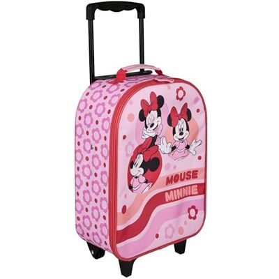 Undercover – trolley enfant Minnie Mouse – compartiment principal spacieux – compagnon de voyage idéal – poignée télescopique réglable et verrouillable Undercover – trolley enfant Minnie Mouse – compartiment principal spacieux – compagnon de voyage idéal – poignée télescopique réglable et verrouillable