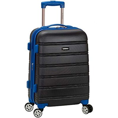 Rockland Santa Fe Valise rigide à roulettes pivotantes, gris, Carry-On 20 Rockland Santa Fe Valise rigide à roulettes pivotantes, gris, Carry-On 20
